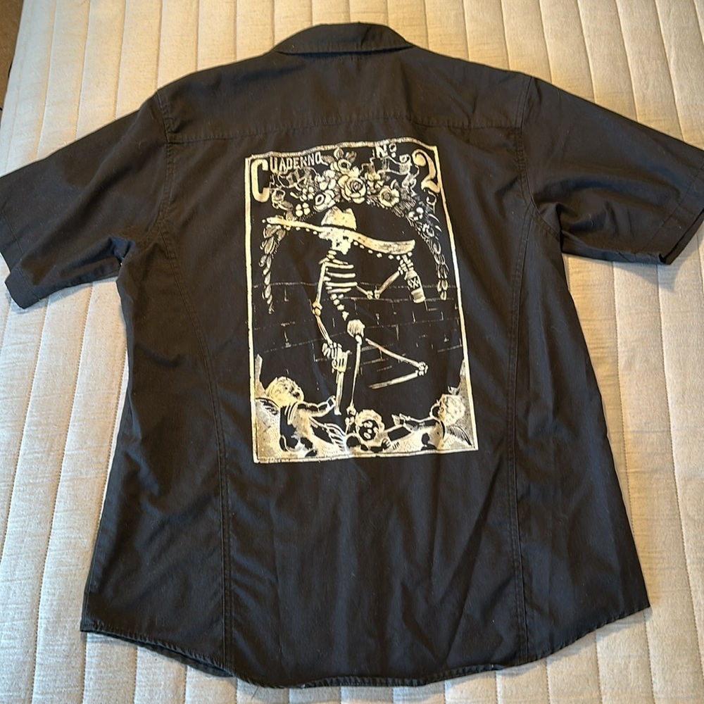 Rock Steady Men's Black Short Sleeve Shirt